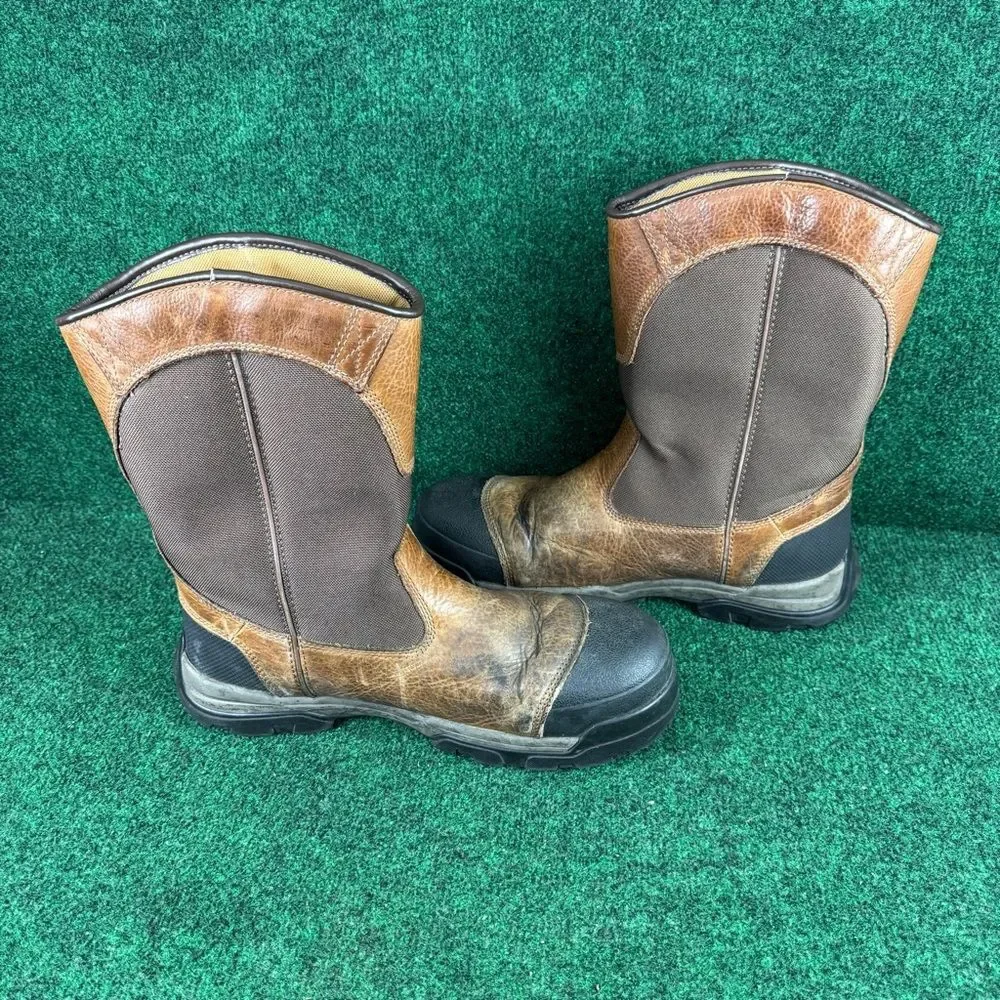 Carhartt Men's Size 13 Ground Force Composite Toe Brown Work Boots CME1355